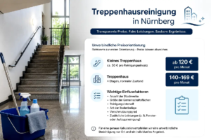 Treppenhausreinigung in Nürnberg Preisliste